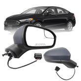 Right Passenger Side Mirror Compatible with Ford Fusion 2016-2022 Rear view Mirror | Electric Adjustment | Replace# FS7Z-17682-B | 3Pins | Paintable
